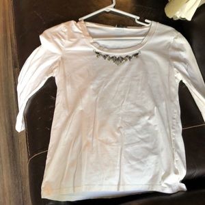 Embossed T-shirt Ann Taylor petites